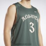 رجال الطباشير الأخضر أعلى خزان جيرسي Reebok 0NZ0F1299 - Image 4