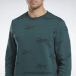 رجال الغابة الخضراء ناقل الهوية الصوف طاقم من النوع الثقيل Reebok 0NZ0F1305 - Image 5