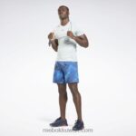 رجال الكوبالت الساطع أوستن كل انحاء السراويل المطبوعة Reebok 0NZ0F1343 - Image 2