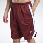 رجال بورجوندي الكلاسيكي شورت شبكي جاهز للتمارين الرياضية Reebok 0NZ0F1322 - Image 4