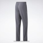 رجال رمادي بارد 6 أساسيات التدريب سروال محبوك غير مُبطن Reebok 0NZ0F1097 - Image 9