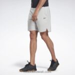 رجال رمادي نقي 2 شورت قوة جاهز للتمرين Reebok 0NZ0F1355