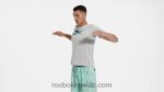رجال رمادي نقي 3 أكتيفشيل تي شيرت رياضي برسومات Reebok 0NZ0F1286 - Image 2