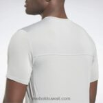 رجال رمادي نقي 3 أكتيفشيل تي شيرت رياضي برسومات Reebok 0NZ0F1286 - Image 6