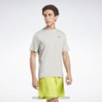 رجال رمادي نقي 3 أكتيفشيل رياضي تي شيرت Reebok 0NZ0F1280
