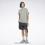 رجال رمادي نقي 3 تي شيرت مزيج جاهز للتمارين الرياضية Reebok 0NZ0F1229 - Image 2