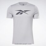 رجال رمادي نقي 3 سلسلة الرسم ناقلات تي شيرت Reebok 0NZ0F1244 - Image 6