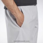 رجال رمادي نقي 3 شورت جاهز للتمارين الرياضية Reebok 0NZ0F1096 - Image 5