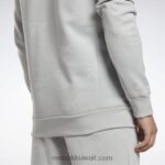 رجال رمادي نقي 3 ناقل الهوية الصوف طاقم من النوع الثقيل Reebok 0NZ0F1248 - Image 6