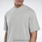 رجال رمادي نقي 3 هوية ناقلات تي شيرت Reebok 0NZ0F1271 - Image 4