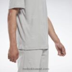 رجال رمادي نقي 3 هوية ناقلات تي شيرت Reebok 0NZ0F1271 - Image 5