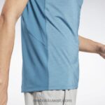 رجال فولاذي أزرق s23-r أكتيفشيل بلا أكمام تي شيرت Reebok 0NZ0F1325 - Image 4