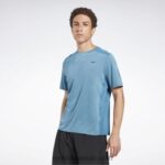 رجال فولاذي أزرق s23-r أكتيفشيل رياضي تي شيرت Reebok 0NZ0F1260