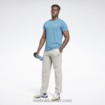 رجال فولاذي أزرق s23-r تي شيرت كلاسيكيات الهوية Reebok 0NZ0F1232 - Image 2