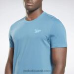 رجال فولاذي أزرق s23-r تي شيرت كلاسيكيات الهوية Reebok 0NZ0F1232 - Image 4