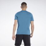 رجال فولاذي أزرق s23-r سلسلة الرسم ناقلات تي شيرت Reebok 0NZ0F1261 - Image 3
