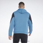 رجال فولاذي أزرق s23-r هودي بسحاب دريم بلند Reebok 0NZ0F1224 - Image 3
