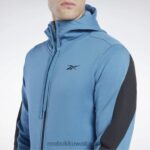 رجال فولاذي أزرق s23-r هودي بسحاب دريم بلند Reebok 0NZ0F1224 - Image 6