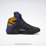 رجال قلب أسود / أرجواني غامق / ذهب جماعي شق عتاق احذية كرة السلة Reebok 0NZ0F1034 - Image 2