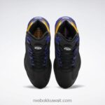 رجال قلب أسود / أرجواني غامق / ذهب جماعي شق عتاق احذية كرة السلة Reebok 0NZ0F1034 - Image 6