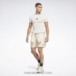 رجال كلاسيكي أبيض تي شيرت ليس ميلز ميوكنيت Reebok 0NZ0F1332 - Image 2