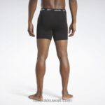 رجال متعدد 4-حزمة موجزات الملاكم الأداء Reebok 0NZ0F1127 - Image 3