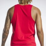 رجال ناقلات الأحمر / الأسود سلسلة الرسوم البيانية ناقلات أعلى خزان Reebok 0NZ0F1231 - Image 5