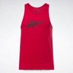 رجال ناقلات الأحمر / الأسود سلسلة الرسوم البيانية ناقلات أعلى خزان Reebok 0NZ0F1231 - Image 7