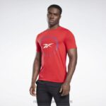رجال ناقلات الأحمر الحياة ليست متفرج رياضة الجرافيك تي شيرت Reebok 0NZ0F1295