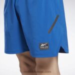 رجال ناقلات الأزرق أداء معتمد للقوة + شورت Reebok 0NZ0F1328 - Image 4