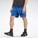 رجال ناقلات الأزرق سرعة 3.0 شورت Reebok 0NZ0F1281