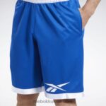 رجال ناقلات الأزرق شورت شبكي لكرة السلة Reebok 0NZ0F1319 - Image 4