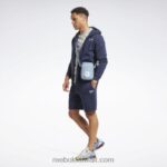 رجال ناقلات البحرية سترة بقلنسوة بسحاب كامل Reebok 0NZ0F1192 - Image 2