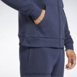 رجال ناقلات البحرية سترة بقلنسوة بسحاب كامل Reebok 0NZ0F1192 - Image 4
