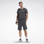رجال هيذر رمادي غامق السراويل الصوف الهوية Reebok 0NZ0F1203 - Image 2