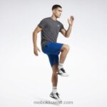 رجال هيذر رمادي غامق تي شيرت كلاسيكيات الهوية Reebok 0NZ0F1209 - Image 2