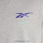 رجال هيذر رمادي متوسط أعلى تي شيرت ملعب كرة السلة Reebok 0NZ0F1327 - Image 4