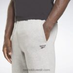 رجال هيذر رمادي متوسط شورت الهوية Reebok 0NZ0F1330 - Image 4