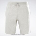 رجال هيذر رمادي متوسط شورت الهوية Reebok 0NZ0F1330 - Image 6