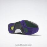 رجال ftwr أبيض / قلب أسود / أخضر داكن شاك فوز مضخة أحذية كرة السلة Reebok 0NZ0F1039 - Image 5