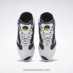 رجال ftwr أبيض / قلب أسود / أخضر داكن شاك فوز مضخة أحذية كرة السلة Reebok 0NZ0F1039 - Image 6