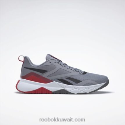 رمادي بارد / أسود أساسي / رمادي بارد 6 أحذية تدريب الرجال nfx Reebok 0NZ0F1323