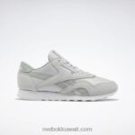 رمادي بارد / رذاذ البحر / أبيض ftwr أحذية نسائية نايلون كلاسيكية Reebok 0NZ0F268
