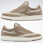 رمادي داكن / بيج حديث / طباشير حذاء كلوب سي 85 فنتاج Reebok 0NZ0F130 - Image 9