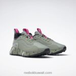 رمادي غامق / أسود أساسي / وردي ذري حذاء نسائي من zig dynamica Adventure Reebok 0NZ0F92 - Image 3