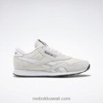 ضباب الصباح / ftwr أبيض / أسود أساسي حذاء نايلون كلاسيكي Reebok 0NZ0F425