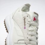 طباشير / أبيض ftwr / أزرق متجه أحذية نسائية جلدية كلاسيكية sp إضافية Reebok 0NZ0F176 - Image 7