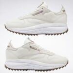 طباشير / أبيض ftwr / أزرق متجه أحذية نسائية جلدية كلاسيكية sp إضافية Reebok 0NZ0F176 - Image 9