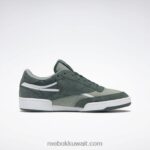 طباشير أخضر / تناغم أخضر / أبيض قدم حذاء كلوب سي 85 فنتاج Reebok 0NZ0F159 - Image 2