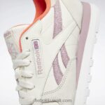 طباشير / أرجواني منقوع / أبيض قدم أحذية نسائية جلدية كلاسيكية Reebok 0NZ0F81 - Image 9
